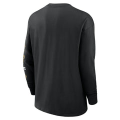 Nike New Orleans Saints Rewind Heavy Max90 Pocket Long Sleeve T-Shirt Black