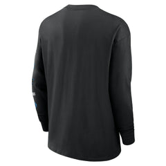 Nike Carolina Panthers Rewind Heavy Max90 Pocket Long Sleeve T-Shirt Black