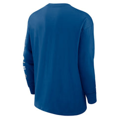 Nike Indianapolis Colts Rewind Heavy Max90 Pocket Long Sleeve T-Shirt Royal