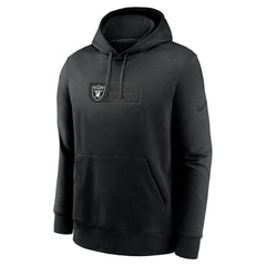 Nike Las Vegas Raiders Edge Pack French Terry Club Pullover Hoodie Black
