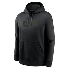 Nike New York Jets Edge Pack French Terry Club Pullover Hoodie Black