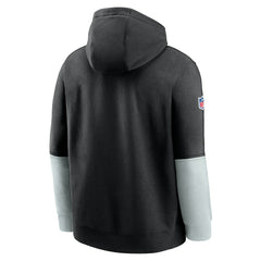 Nike Las Vegas Raiders 2024 Sideline Club Pullover Hoodie Black