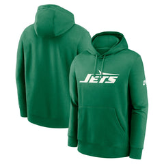 Nike New York Jets Big & Tall Club Logo Pullover Hoodie Green