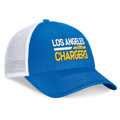 Fanatics Los Angeles Chargers Upper Trucker Adjustable Hat Powder Blue/White
