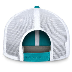 Fanatics Miami Dolphins Upper Trucker Adjustable Hat Aqua/White
