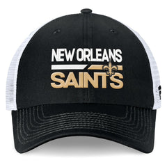 Fanatics New Orleans Saints Upper Trucker Adjustable Hat Black/White