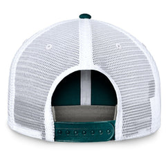 Fanatics Philadelphia Eagles Upper Trucker Adjustable Hat Midnight Green/White