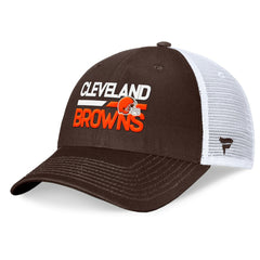 Fanatics Cleveland Browns Upper Trucker Adjustable Hat Brown/White