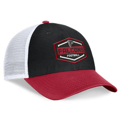 Fanatics Atlanta Falcons Bench Trucker Adjustable Hat Black/Red