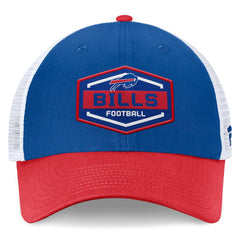 Fanatics Buffalo Bills Bench Trucker Adjustable Hat Royal/Red
