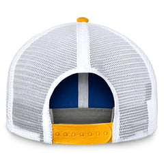 Fanatics Los Angeles Rams Bench Trucker Adjustable Hat Royal/Gold