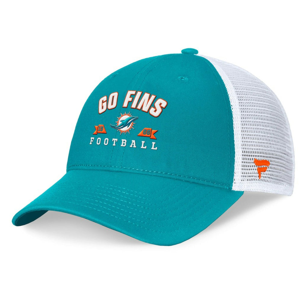 Fanatics Miami Dolphins Timeout Trucker Adjustable Hat Aqua