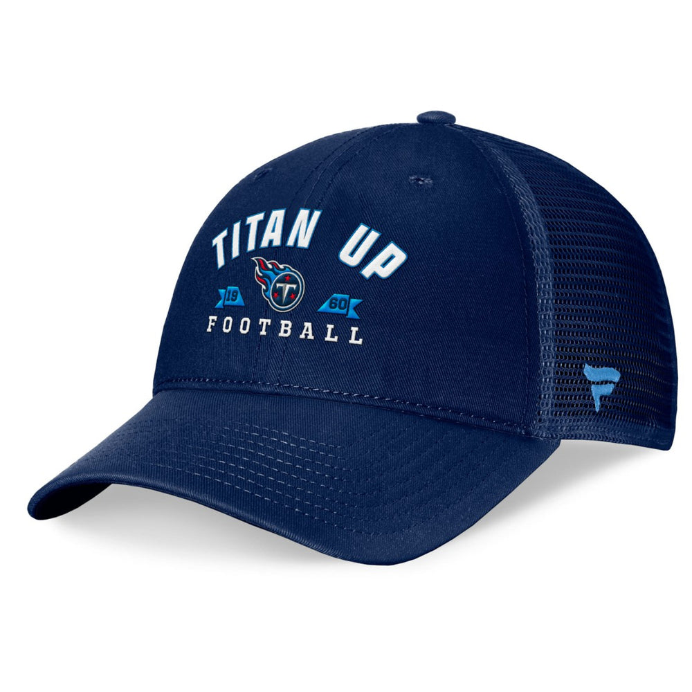 Fanatics Tennessee Titans Timeout Trucker Adjustable Hat Navy