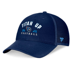 Fanatics Tennessee Titans Timeout Trucker Adjustable Hat Navy