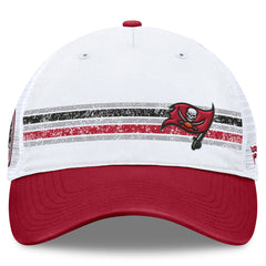 Fanatics Tampa Bay Buccaneers Flawless Stripe Adjustable Hat White/Red