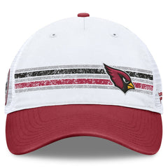 Fanatics Arizona Cardinals Flawless Stripe Adjustable Hat White/Cardinal