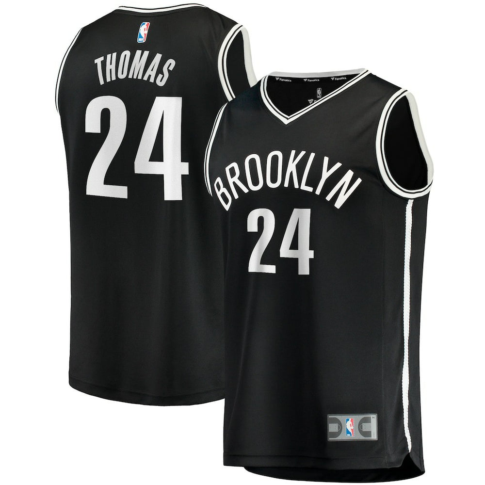 Cam Thomas Brooklyn Nets Big & Tall Fast Break Player Jersey Black Icon Edition | Fanatics outlet