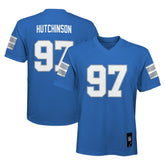 Aidan Hutchinson Detroit Lions Youth Replica Player Jersey Blue