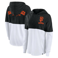 San Francisco Giants Fanatics Women's Backup Option Pullover Hoodie - Black/White - Fanatics Online