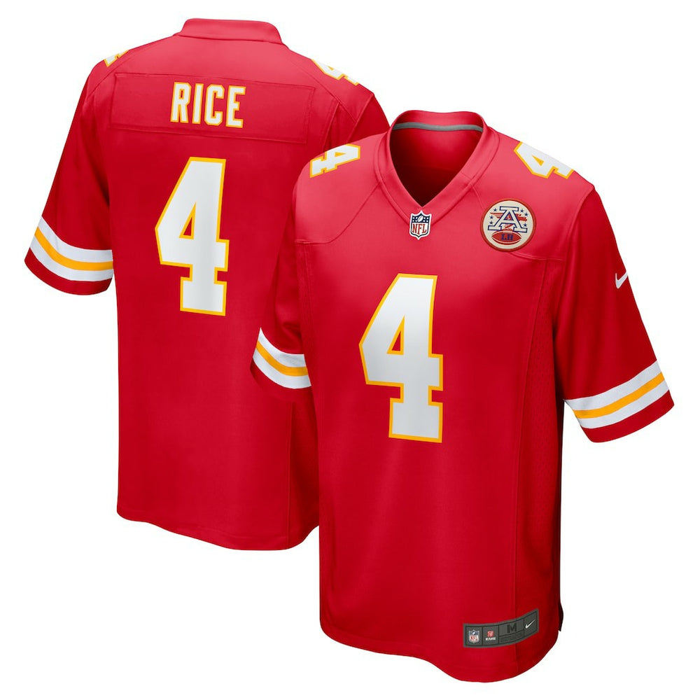 Nike Rashee Rice Kansas City Chiefs Game Jersey Red
