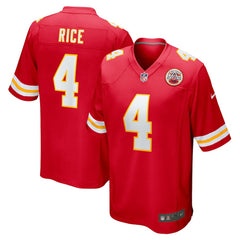 Nike Rashee Rice Kansas City Chiefs Game Jersey Red