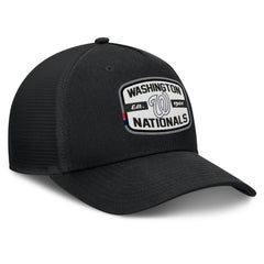 Washington Nationals Fanatics Team Patch A-Frame Trucker Snapback Hat - Black - Fanatics Online