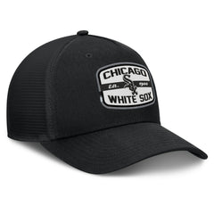 Chicago White Sox Fanatics Team Patch A-Frame Trucker Snapback Hat - Black - Fanatics on Sale