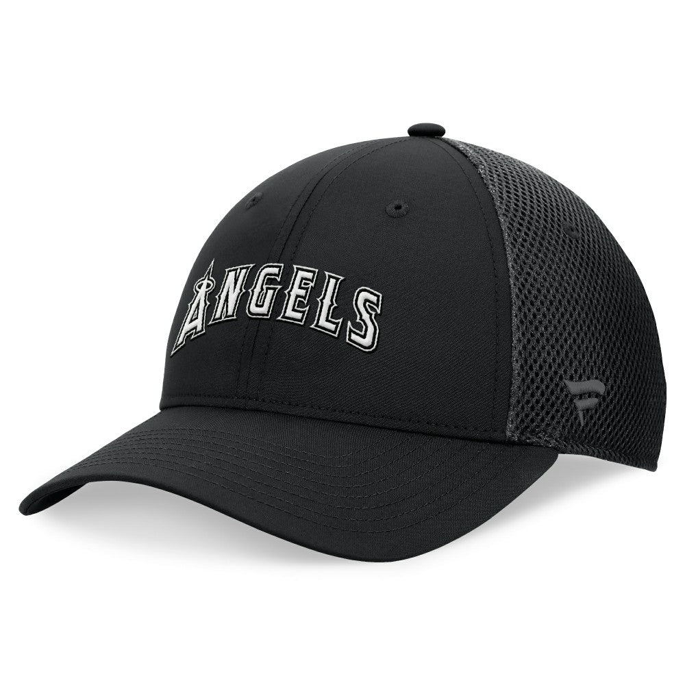 Los Angeles Angels Fanatics Spacer Mesh Flex Hat - Black - Fanatics Discount