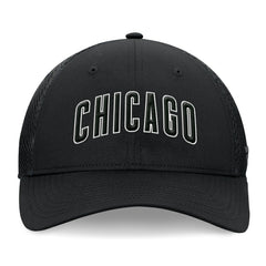 Chicago Cubs Fanatics Spacer Mesh Flex Hat - Black - Fanatics Sale