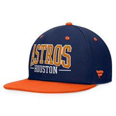 Houston Astros Fanatics Fundamental Bold Snapback Hat - Navy/Orange - Fanatics Discount