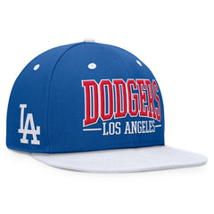 Los Angeles Dodgers Fanatics Fundamental Bold Snapback Hat - Royal/White - Fanatics Online