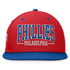 Philadelphia Phillies Fanatics Fundamental Bold Snapback Hat - Red/Royal - Fanatics Online