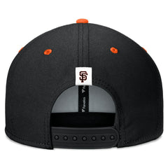 San Francisco Giants Fanatics Fundamental Bold Snapback Hat - Black/Orange - Fanatics Lifestyle