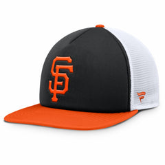 San Francisco Giants Fanatics Fundamental Foam Front Snapback Hat - Black/White - Fanatics Online