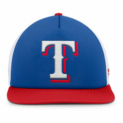 Texas Rangers Fanatics Fundamental Foam Front Snapback Hat - Royal/White - Fanatics on Sale