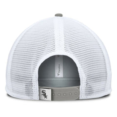 Chicago White Sox Fanatics Fundamental Foam Front Snapback Hat - Black/White - Fanatics Lifestyle