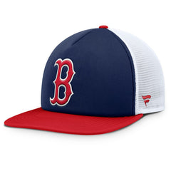 Boston Red Sox Fanatics Fundamental Foam Front Snapback Hat - Navy/White - Fanatics Sale