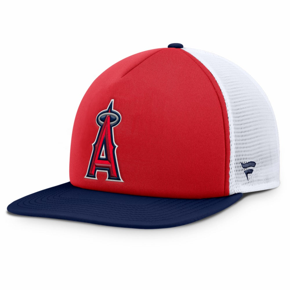 Los Angeles Angels Fanatics Fundamental Foam Front Snapback Hat - Red/White - Fanatics Lifestyle