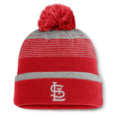 St. Louis Cardinals Fanatics Fundamental Gradient Cuffed Knit Hat with Pom - Red - Fanatics Online