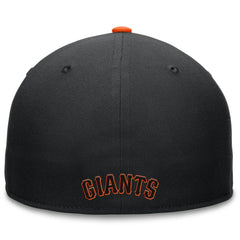 San Francisco Giants Fanatics Fundamental Tri-Script Fitted Hat - Black - Fanatics Lifestyle