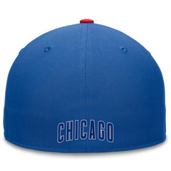 Chicago Cubs Fanatics Fundamental Tri-Script Fitted Hat - Royal - Fanatics Online