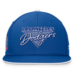 Los Angeles Dodgers Fanatics Fundamental Tri-Script Fitted Hat - Royal - Fanatics Sale
