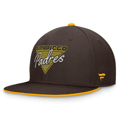 San Diego Padres Fanatics Fundamental Tri-Script Fitted Hat - Brown - Fanatics Sale