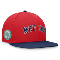 Boston Red Sox Fanatics Fundamental Two-Tone Fitted Hat - Red - Fanatics Sale