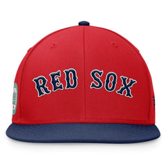 Boston Red Sox Fanatics Fundamental Two-Tone Fitted Hat - Red - Fanatics Sale