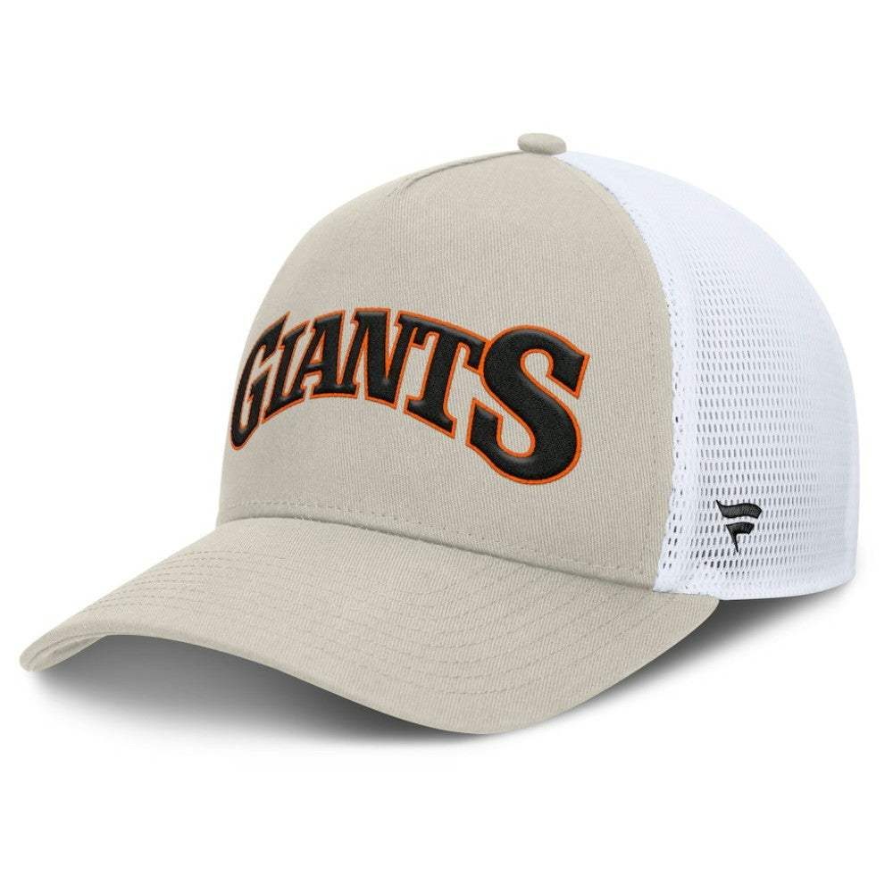 San Francisco Giants Fanatics Heritage Light Khaki A-Frame Adjustable Hat - Khaki - Fanatics Lifestyle