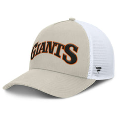 San Francisco Giants Fanatics Heritage Light Khaki A-Frame Adjustable Hat - Khaki - Fanatics Lifestyle