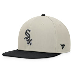 Chicago White Sox Fanatics Team Two-Tone Snapback Hat - Khaki/Black - Fanatics Online