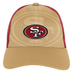 San Francisco 49ers Youth Combine Two-Tone Adjustable Hat Gold/Scarlet