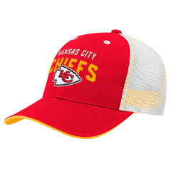 Kansas City Chiefs Preschool Core Lockup Trucker Adjustable hat Red